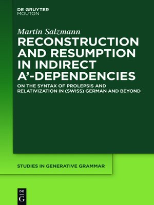 cover image of Reconstruction and Resumption in Indirect A'-Dependencies